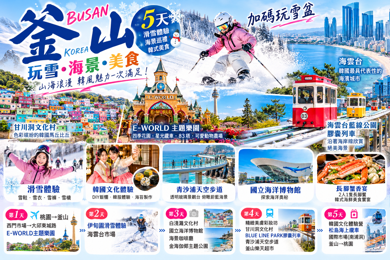 過年釜山滑雪團(已成團)